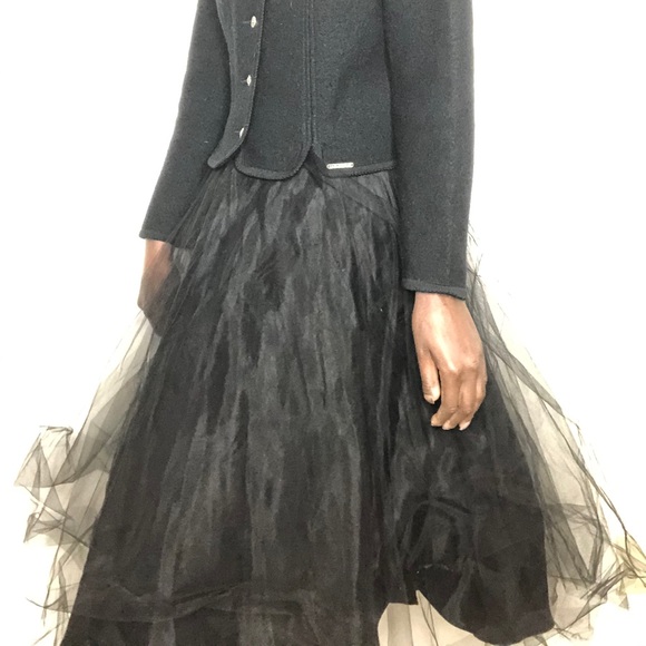 VINTAGE | ZUM ZUM NIKKI LIVAS Tulle Midi Skirt - Picture 2 of 5